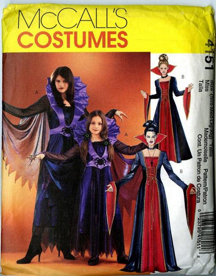 Vintage Pattern Warehouse Vintage Sewing Patterns Vintage Fashion Crafts Fashion Mccall S Costumes 4151 Misses Gothic Game Of Thrones Steampunk Costume