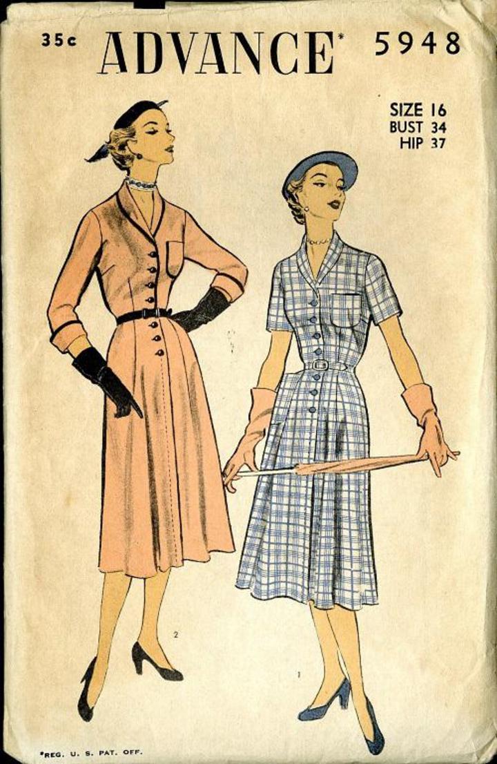 Vintage Pattern Warehouse, vintage sewing patterns, vintage