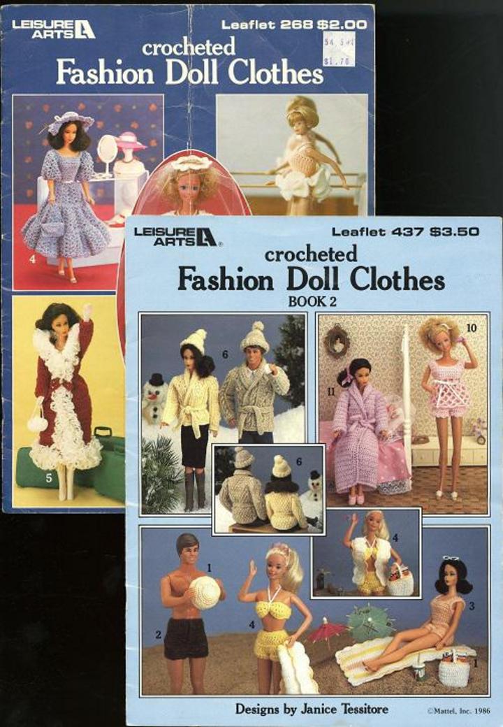 crochet barbie clothes book