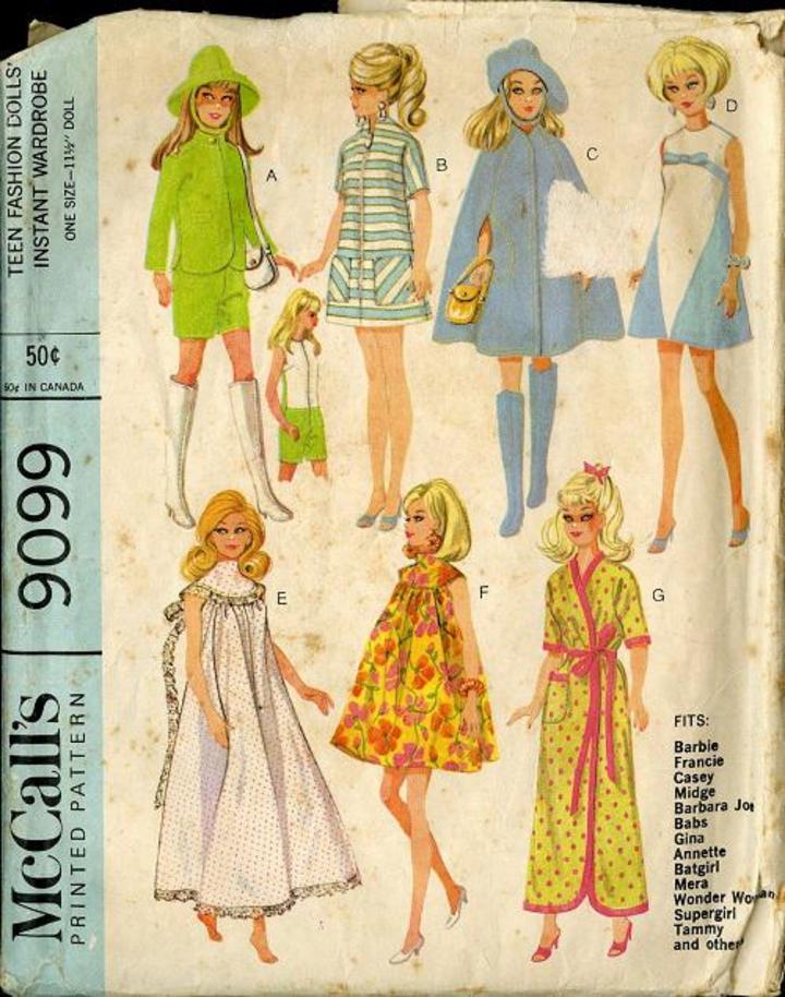 vintage barbie clothes