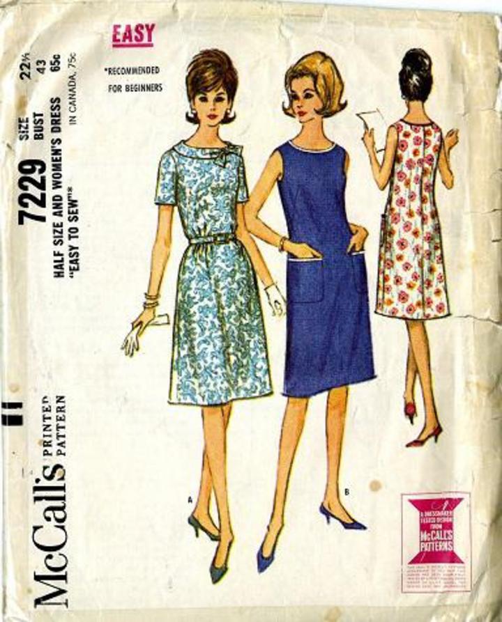 plus size vintage sewing patterns