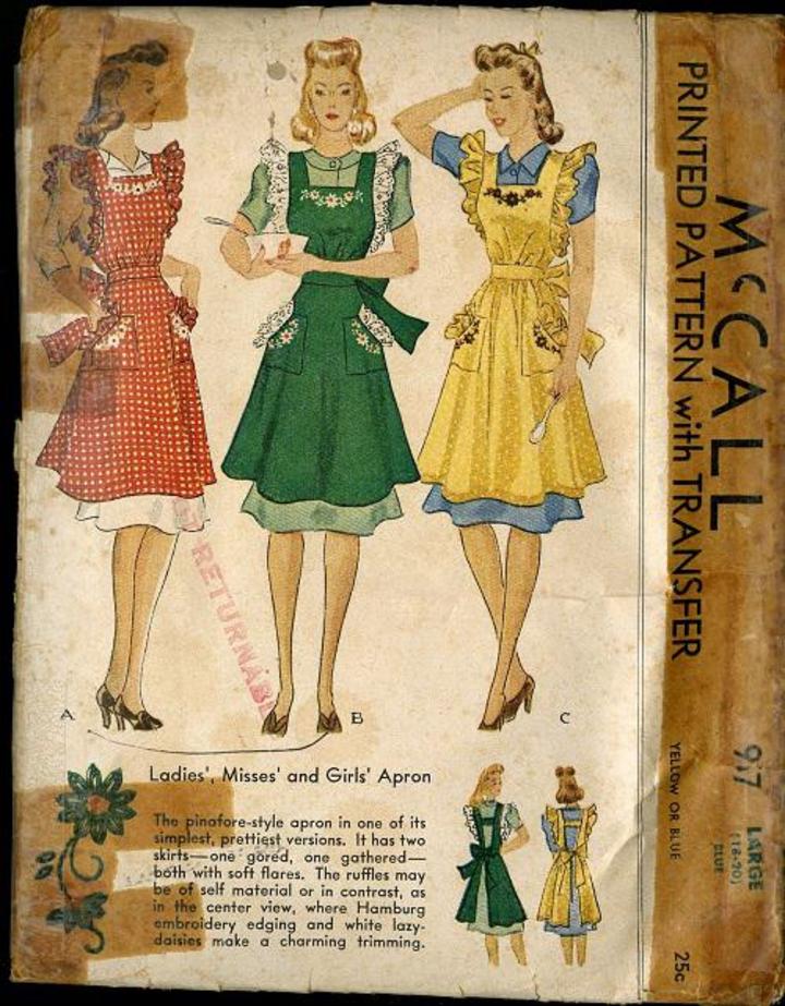 Pinafore deals apron pattern