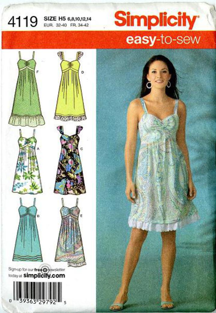 Vintage CUT Simplicity 8382 Sewing Pattern Sewing & Fiber Needlepoint ...