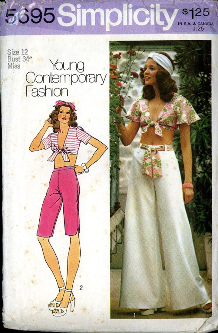 S1069 | Simplicity Sewing Pattern Misses' Wide-Leg Pants or Shorts & Skirts  in 2 Lengths | Simplicity