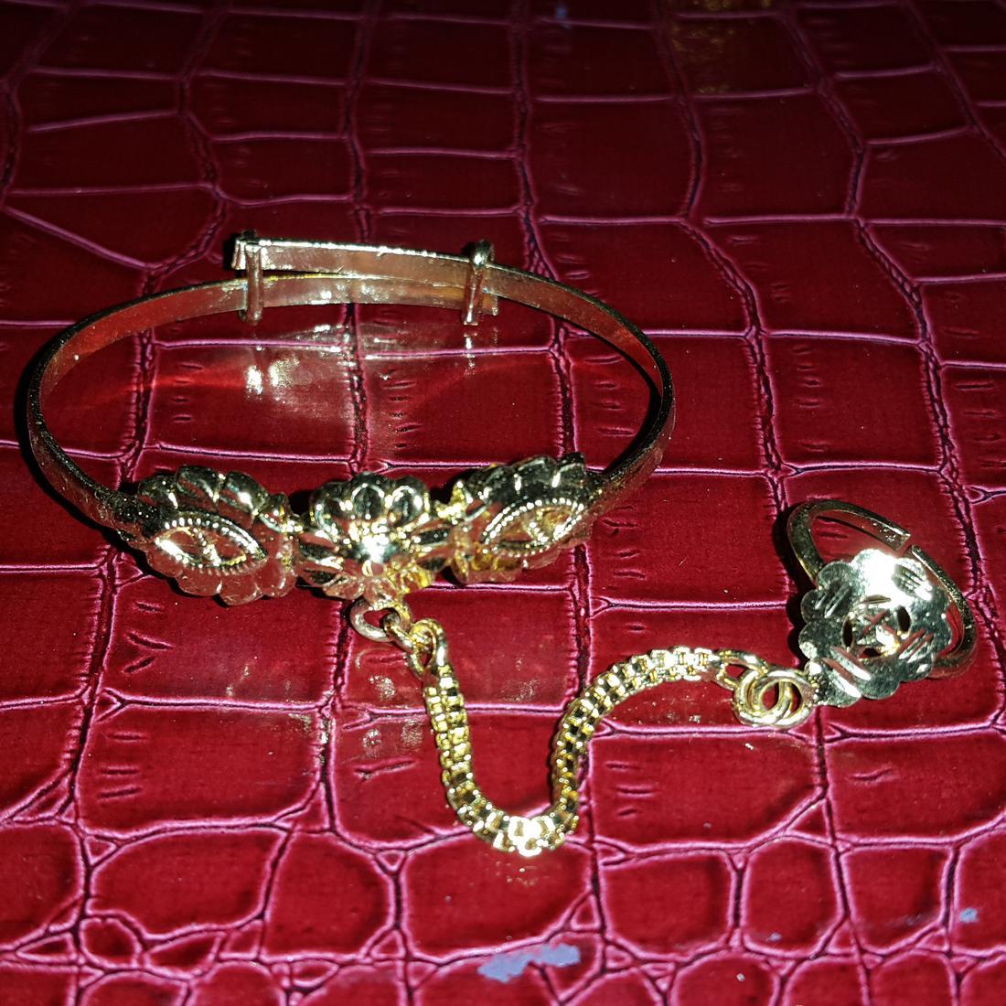 Baby Bracelet With Ring Attached Online Sale Up To 55 Off