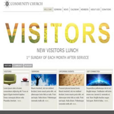 28 Best Free Church Website Templates To Preach Gospel